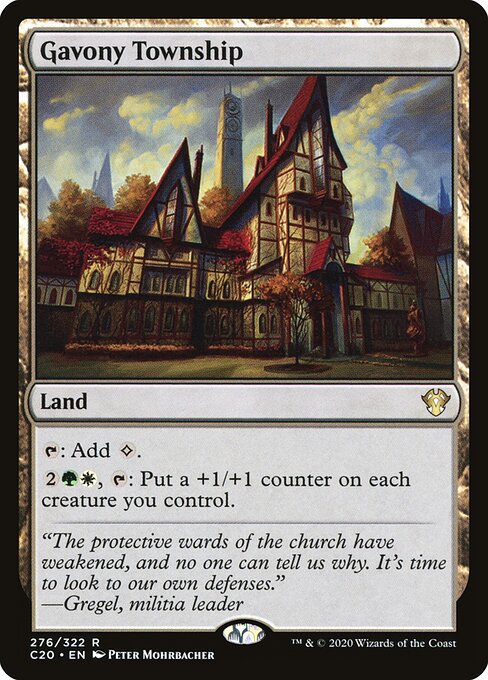 Gavony Township card art
