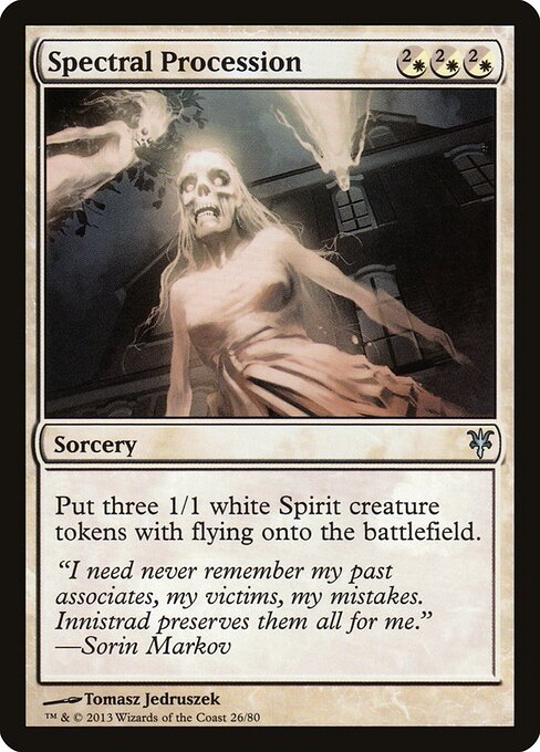 Spectral Procession card art