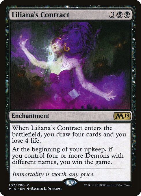 Liliana's Contract card art