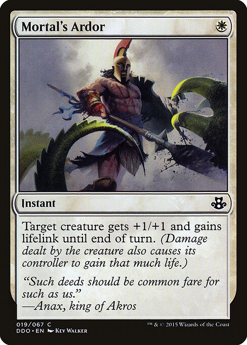 Mortal's Ardor card art