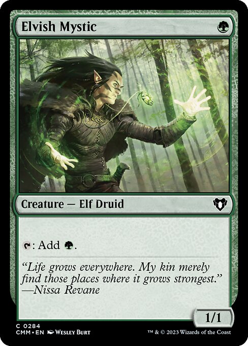 Elvish Mystic card art