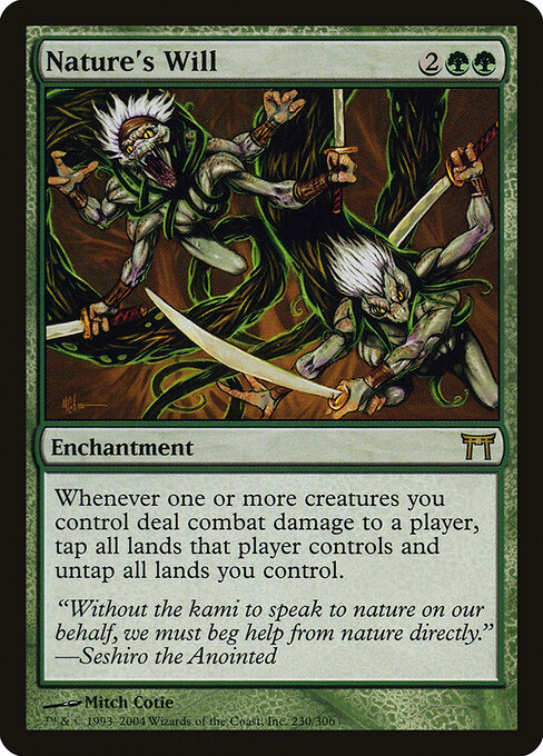 Nature's Will card art