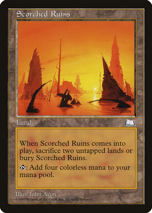 Scorched Ruins card art