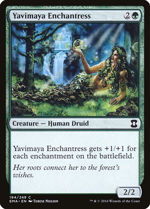 Yavimaya Enchantress card art