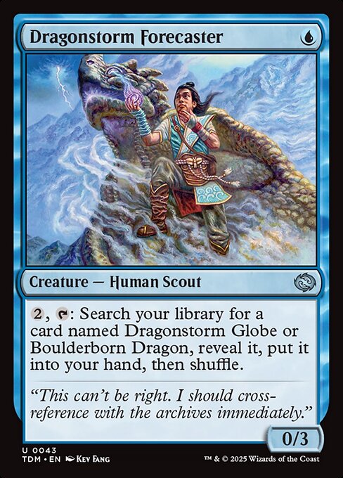 Dragonstorm Forecaster card art