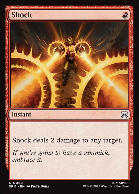 Shock card art