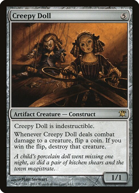 Creepy Doll card art
