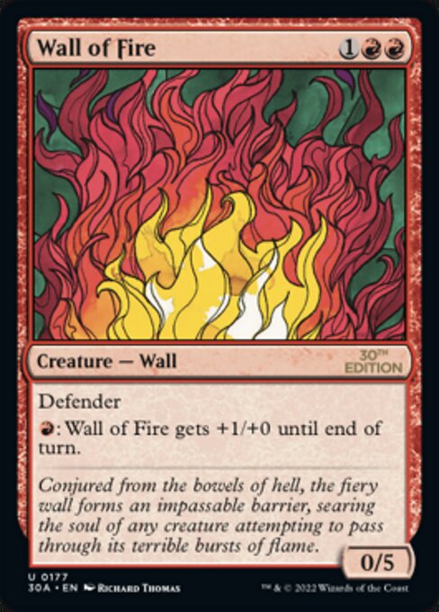 Wall of Fire card art
