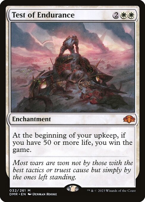 Test of Endurance card art