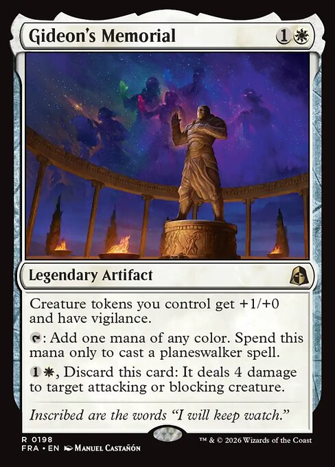 Gideon's Memorial card art