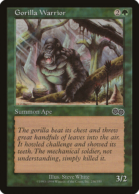 Gorilla Warrior card art