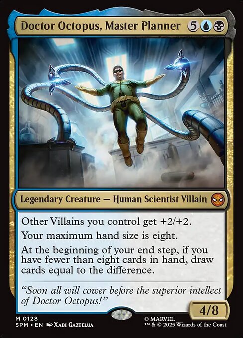 Doctor Octopus, Master Planner card art