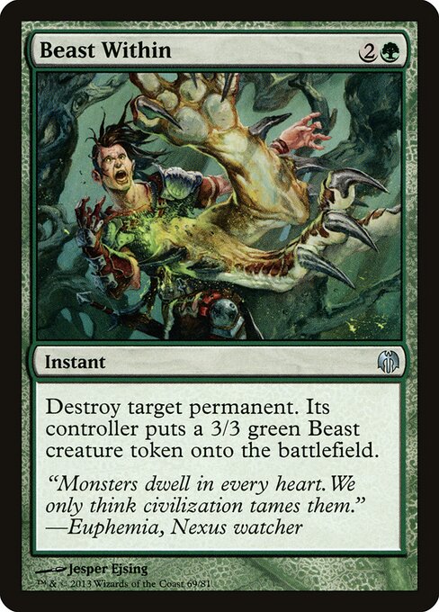 Beast Within card art