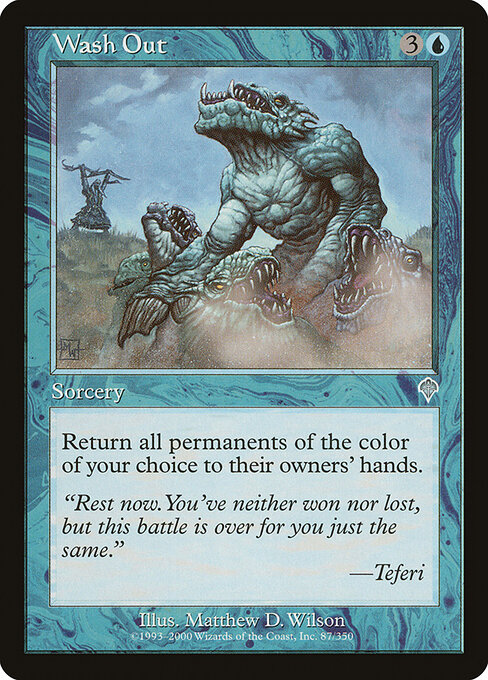 Wash Out card art