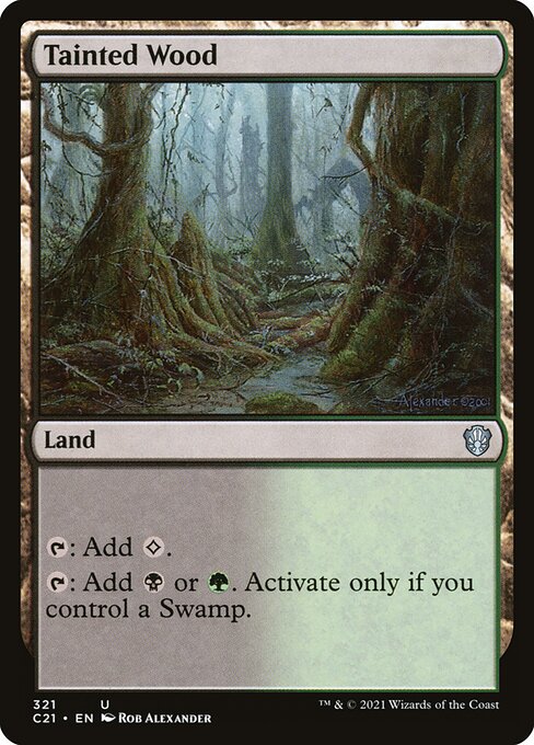 Tainted Wood card art