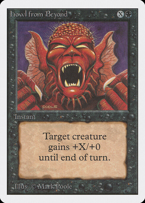 Howl from Beyond card art