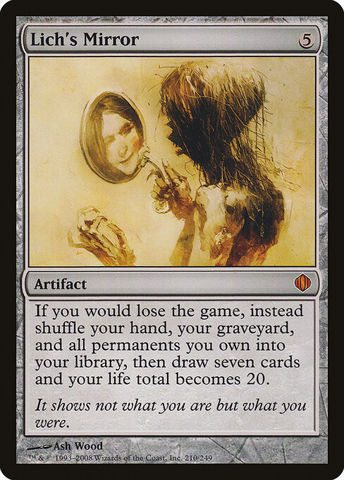 Lich's Mirror card art