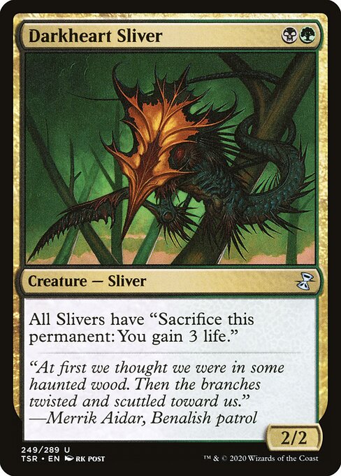 Darkheart Sliver card art