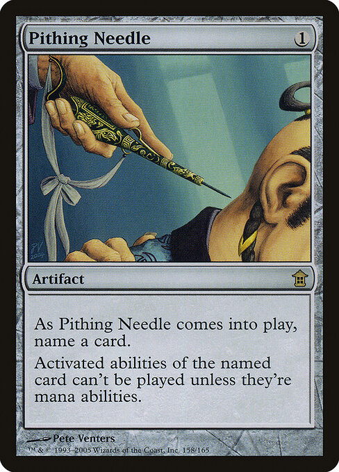 Pithing Needle card art