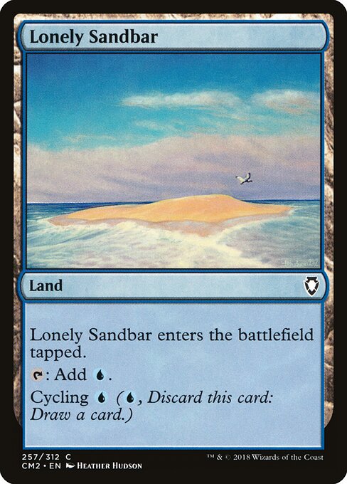 Lonely Sandbar card art