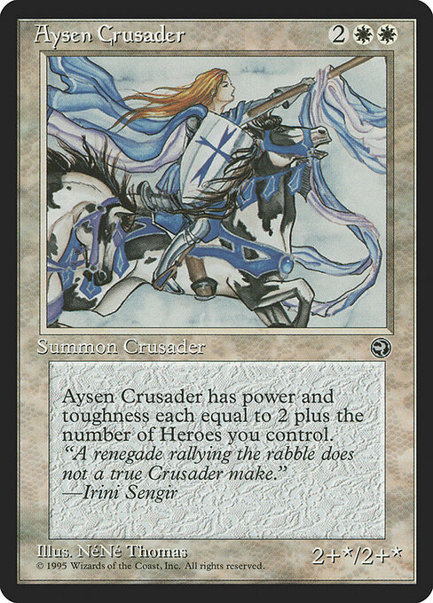 Aysen Crusader card art