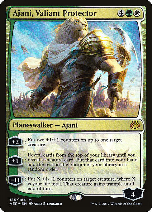 Ajani, Valiant Protector card art