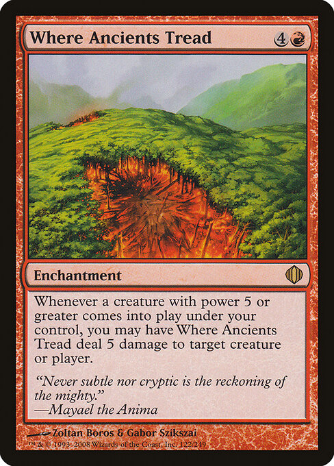 Where Ancients Tread card art