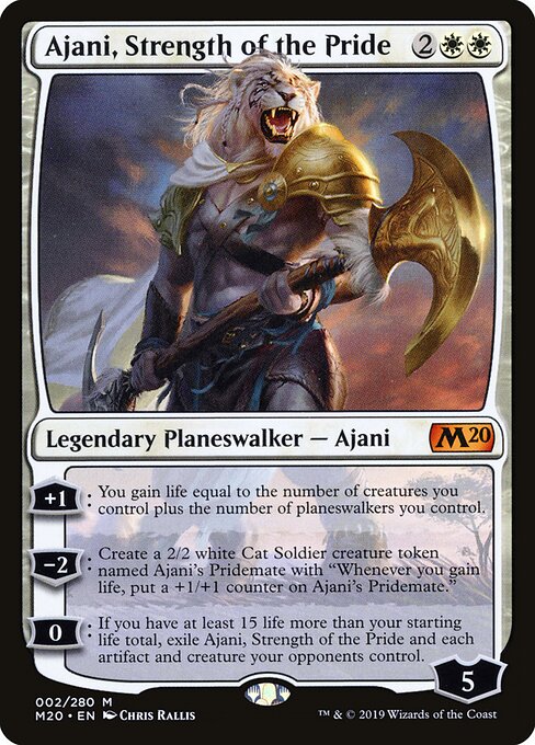Ajani, Strength of the Pride card art
