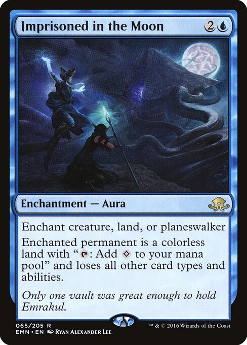 Imprisoned in the Moon card art