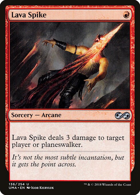 Lava Spike card art