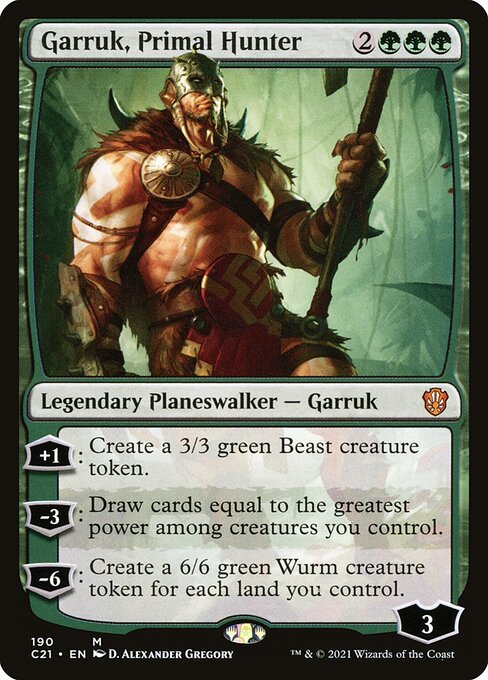 Garruk, Primal Hunter card art