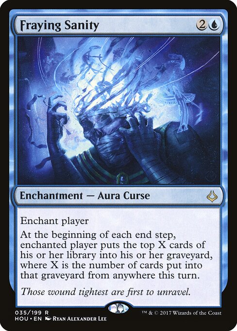 Fraying Sanity card art