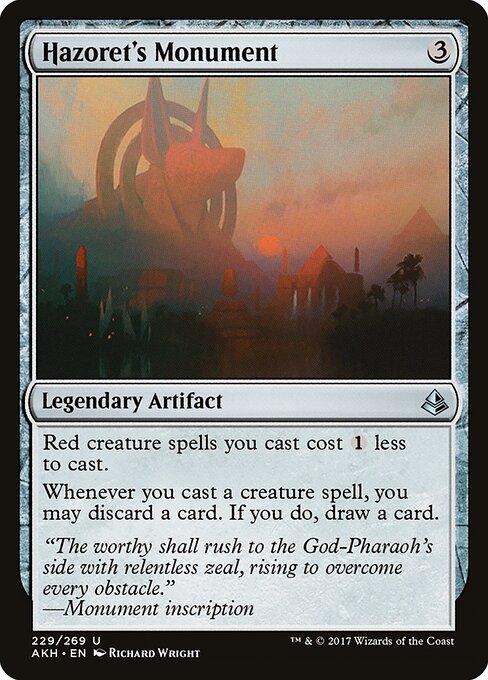 Hazoret's Monument card art