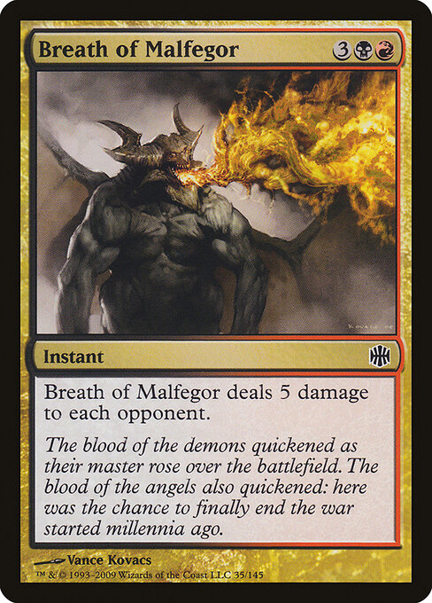 Breath of Malfegor card art