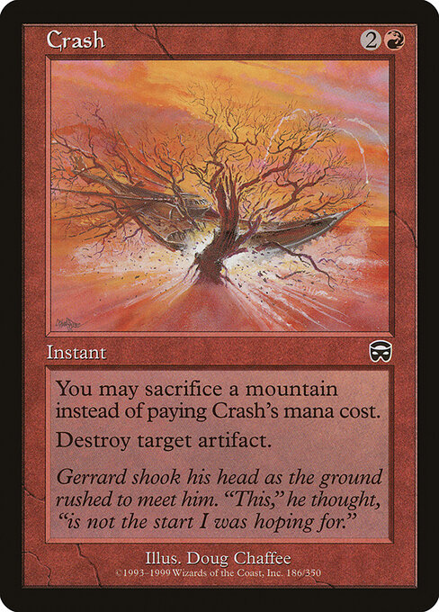 Crash card art