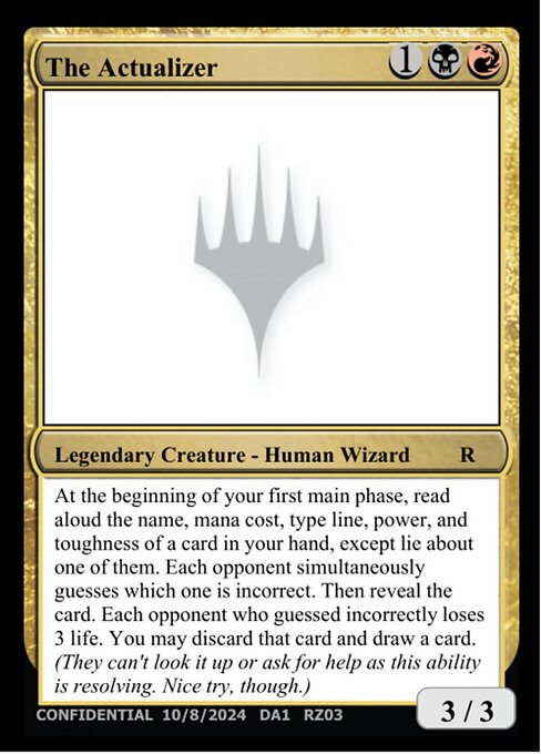 The Actualizer card art