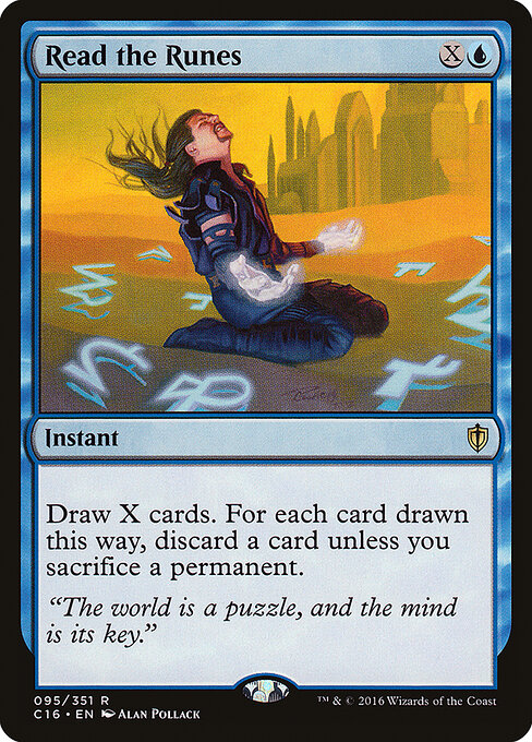 Read the Runes card art