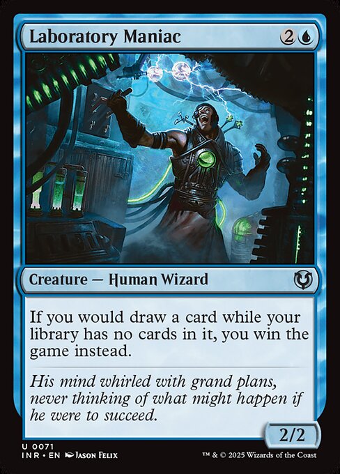 Laboratory Maniac card art
