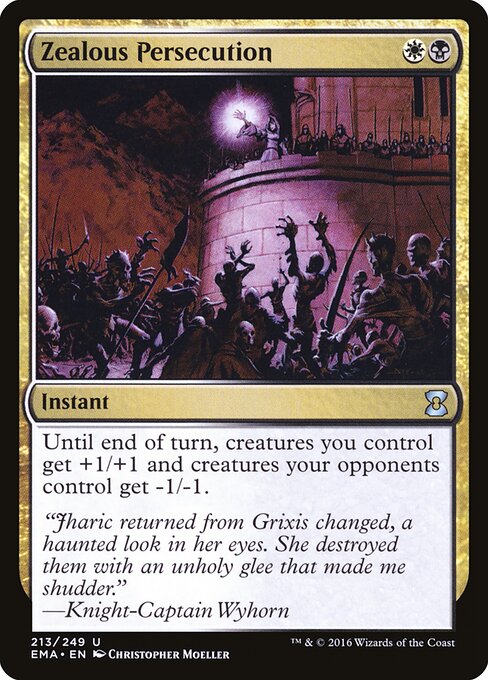 Zealous Persecution card art