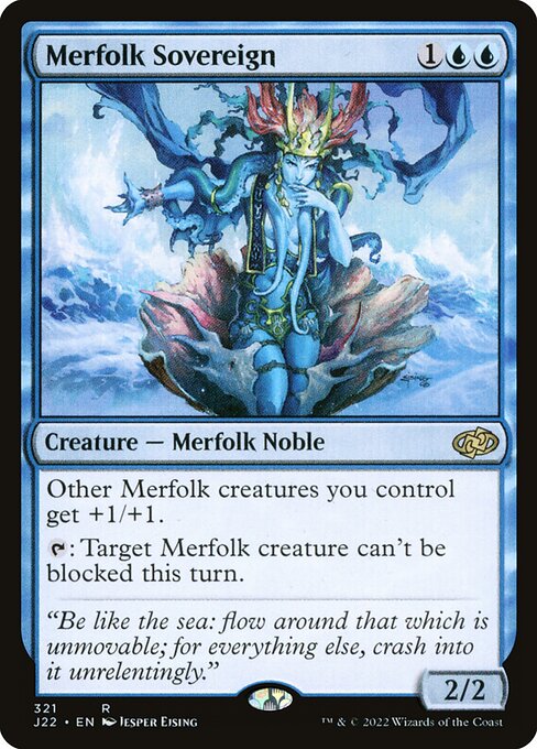 Merfolk Sovereign card art