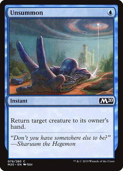 Unsummon card art