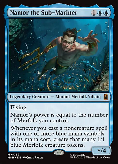 Namor the Sub-Mariner card art