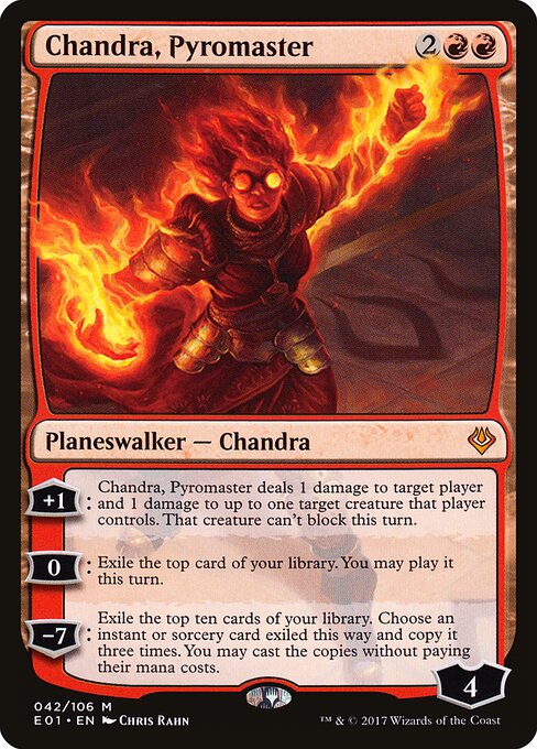 Chandra, Pyromaster card art