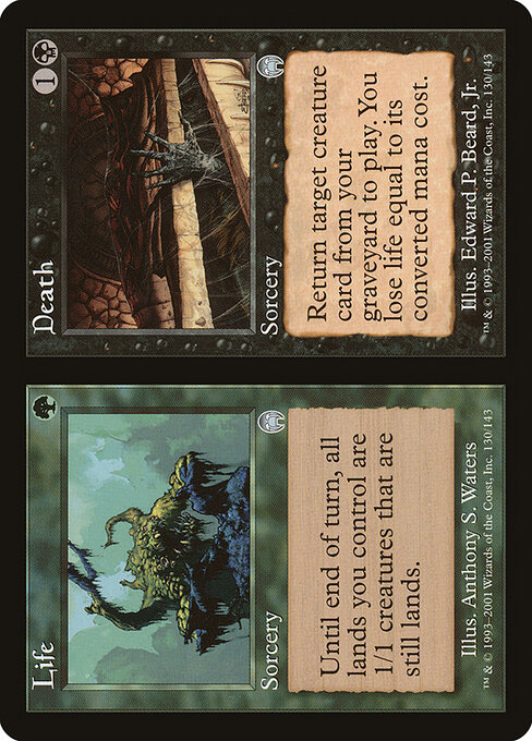 Life // Death card art