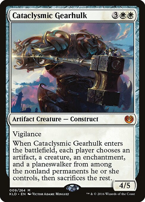 Cataclysmic Gearhulk card art