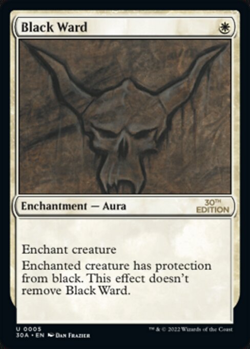Black Ward card art