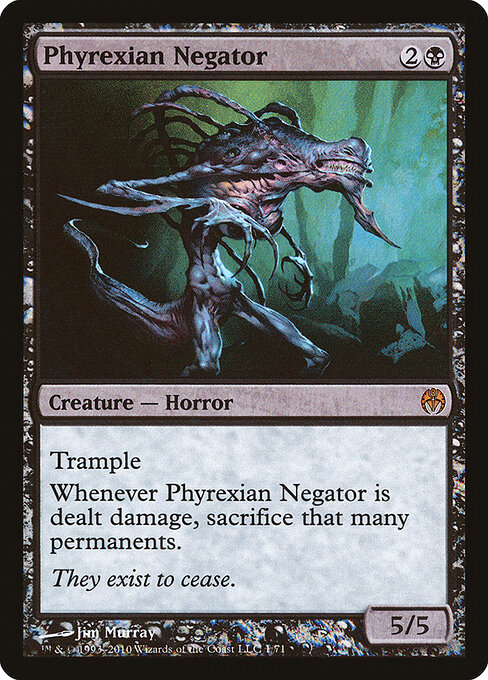 Phyrexian Negator card art