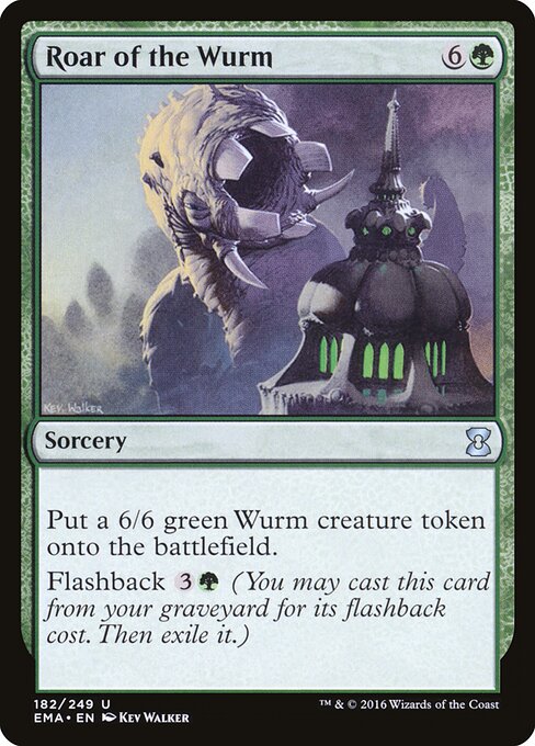 Roar of the Wurm card art