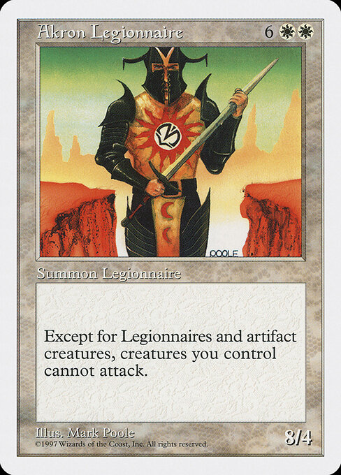 Akron Legionnaire card art
