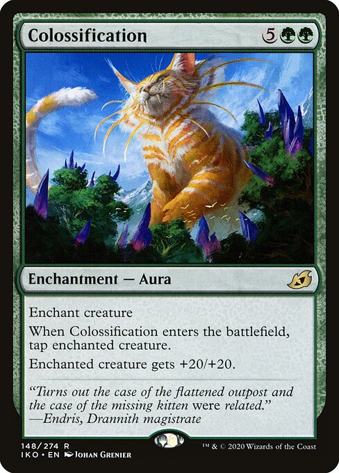 Colossification card art